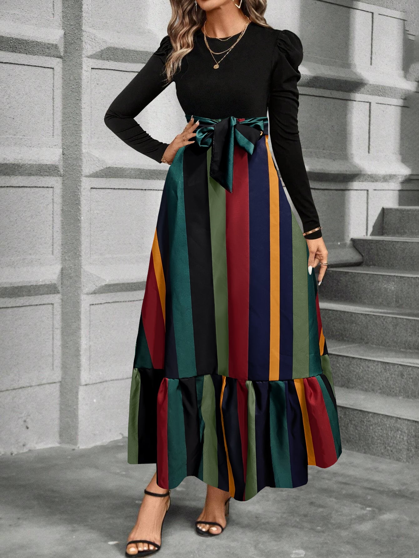 Urban Rhythm: Stripes, Structure & Sophistication - full sleeve