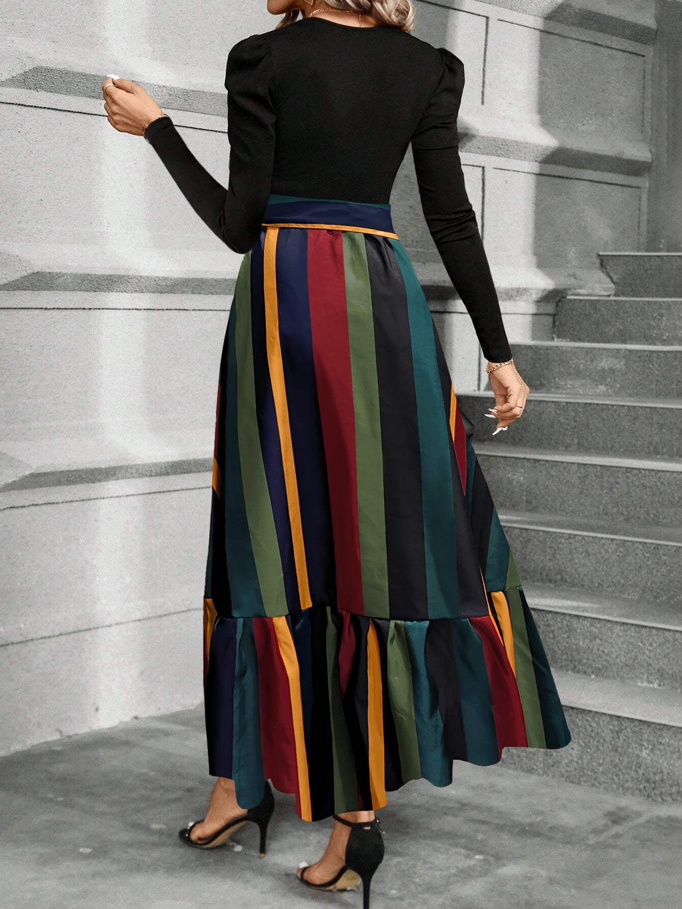 Urban Rhythm: Stripes, Structure & Sophistication - full sleeve